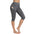 Women's Gym Sport 3/4 Leggings: Stylish Sports Pants with Side Pockets for Fitness and Yoga