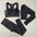 Women Yoga Set Seamless activewear. Leggings+Top+Bra Gym Set