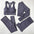 Women Yoga Set Seamless activewear. Leggings+Top+Bra Gym Set