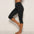 Women's Gym Sport 3/4 Leggings: Stylish Sports Pants with Side Pockets for Fitness and Yoga