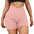 Peach Perfection: low Waist bike Shorts for Women - Breathable, Push Up Leggings for Gym, Running, and Yoga