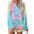 women suits pajamas long sleeved tops and shorts two piece.